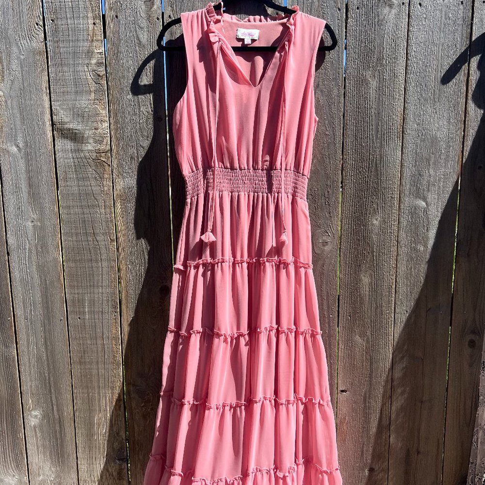 Pink Floor-length Dress